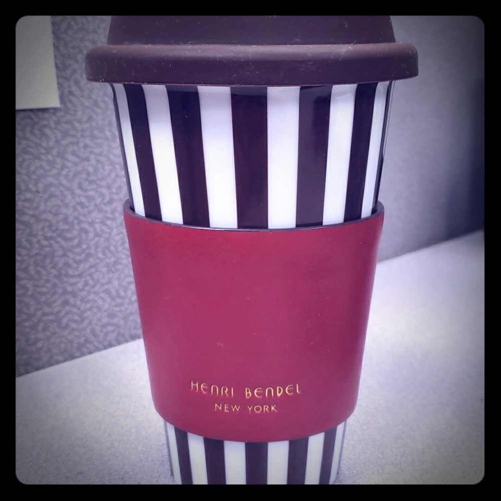 Henri Bendel Iconic ceramic tumbler